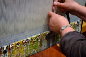 Carpet weaving