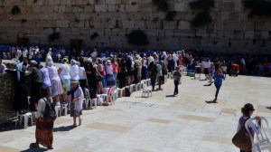 Ladies side of Western Wall