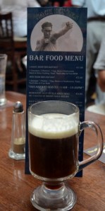 We enjoyed the Irish Coffee