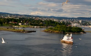 Lttle restaurant on the island