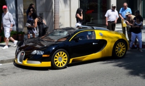 The Bugatti that all the men were drooling over...